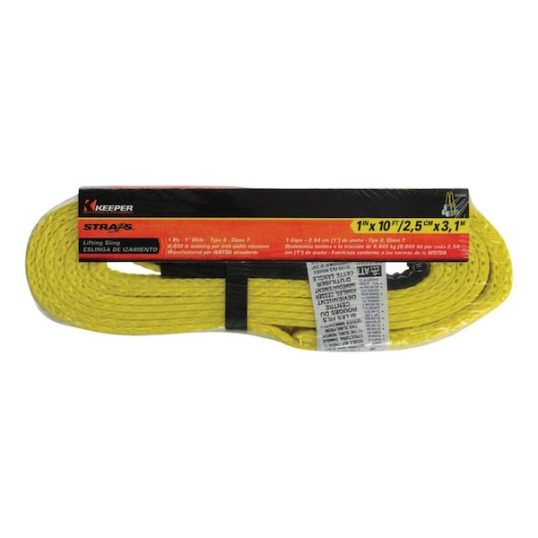 Keeper 10 ft. Yellow Lifting Sling; 3200 lbs 8878647 - main